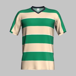 Custom Red and Green Soccer Jersey