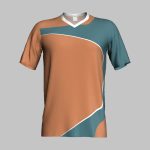custom green striped soccer jersey