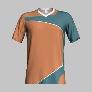 custom green striped soccer jersey