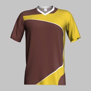 custom blue striped soccer jersey