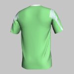 Custom Yellow Soccer Jersey with Green