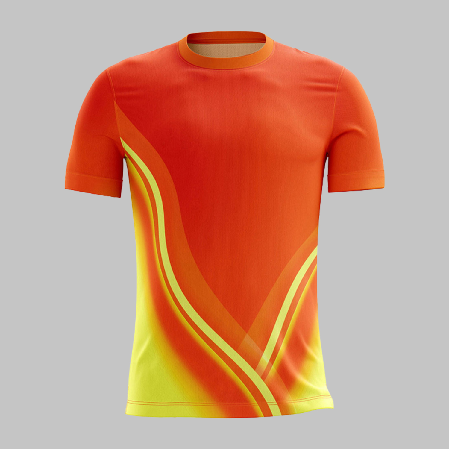 custom abstract wave Front crew neck jersey custom abstract wave Front crew neck jersey
