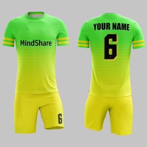 Custom Neon Green & Yellow Soccer