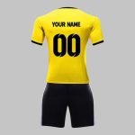 Custom Yellow & Black Soccer