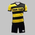 Custom Yellow & Black Soccer