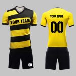 Custom Yellow & Black Soccer