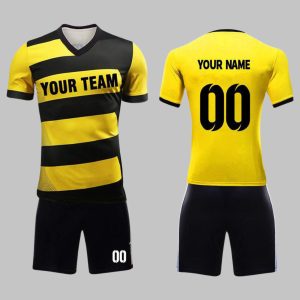 Custom Yellow & Black Soccer