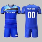 Custom Yellow & Black Soccer Uniform