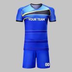 Custom Yellow & Black Soccer Uniform