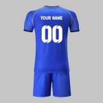 Custom Yellow & Black Soccer Uniform