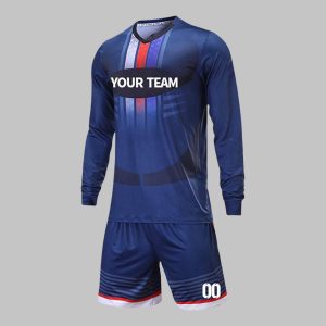 Custom Navy Blue Goalkeeper Uniform