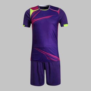 Custom Purple Soccer Uniform
