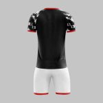 Custom Black & White Pixel Camo Soccer
