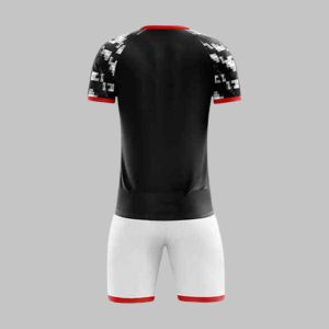 Custom Black & White Pixel Camo Soccer