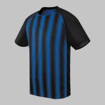 Custom Royal Blue & Black Soccer Jersey