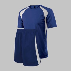 Custom Royal Blue & White Soccer Jersey