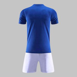 Custom Royal Blue and Orange Soccer