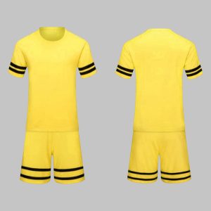 Custom Yellow & Black Soccer Uniform Kit