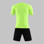 Custom Neon Lime Green & Black Soccer