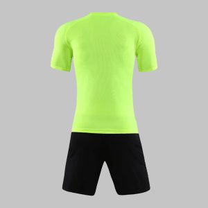 Custom Neon Lime Green & Black Soccer