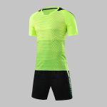 Custom Neon Lime Green & Black Soccer