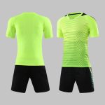 Custom Neon Lime Green & Black Soccer