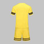 Custom Yellow & Black Soccer Uniform Kit