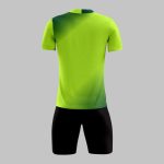 Custom Lime Green & Black Soccer Uniform