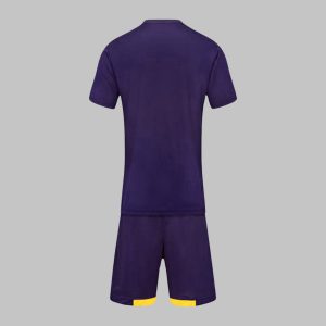 Custom Purple & Yellow Soccer Uniform
