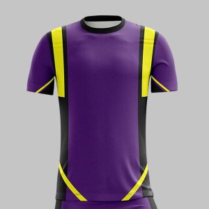 Custom Royal Blue and Gold Soccer Uniform
