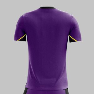 Custom Royal Blue and Gold Soccer Uniform