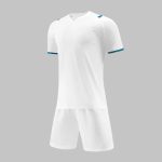 Custom Sky Blue & White Soccer Uniform Kit
