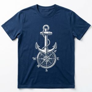 Nautical Anchor Graphic T-Shirt