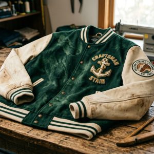 Custom Stain Varsity Jacket