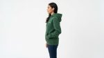 Women's Forest Green Nature Badge Hoodie