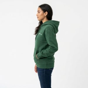 Women's Forest Green Nature Badge Hoodie