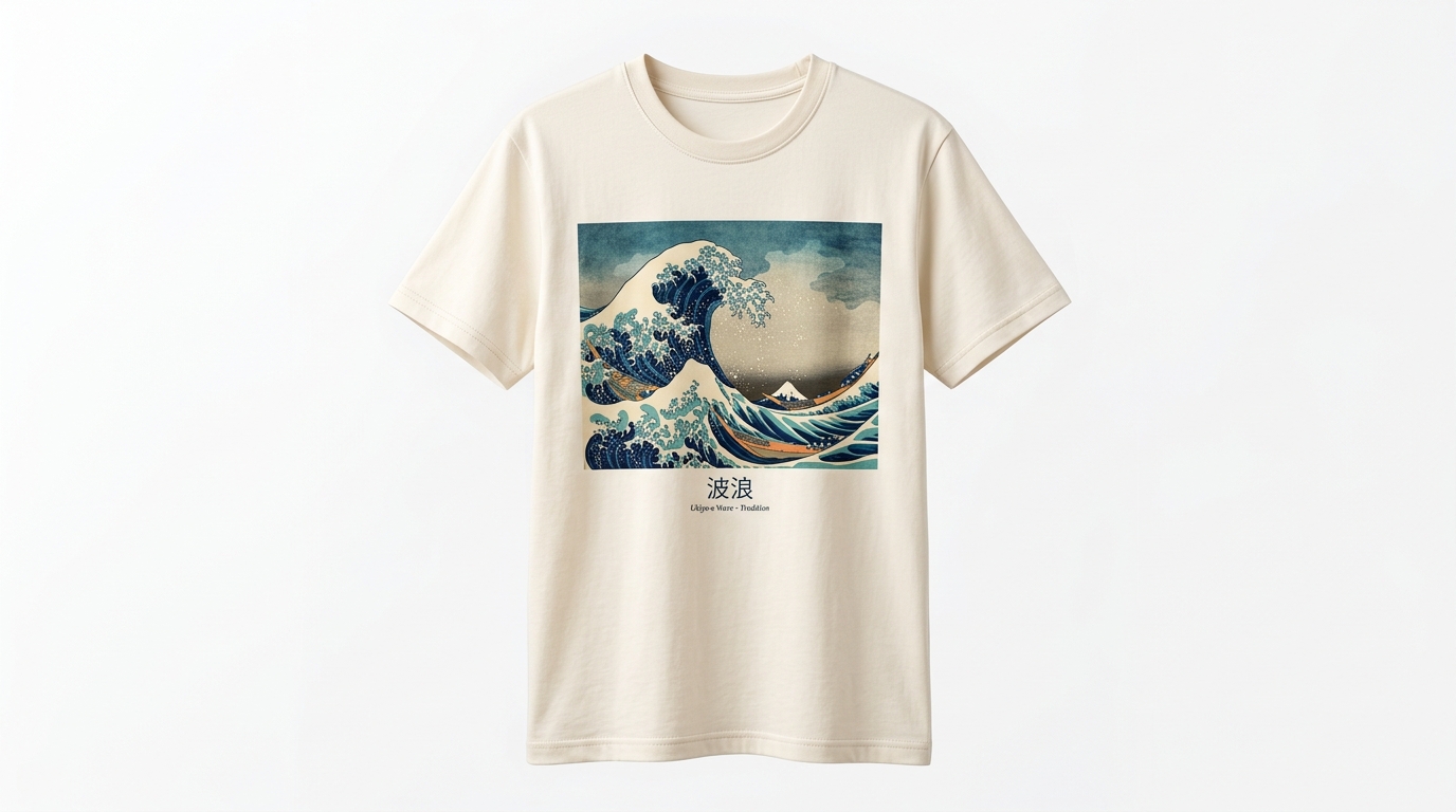 Great Wave Japanese Art T-Shirt Great Wave Japanese Art T-Shirt
