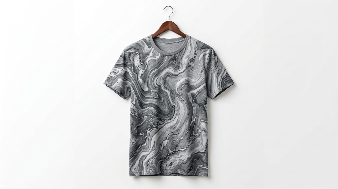 Grey Marble Graphic T-Shirt Grey Marble Graphic T-Shirt