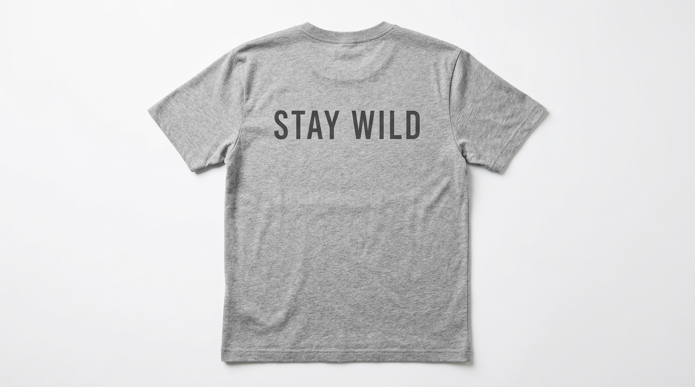 Stay Wild Grey T-Shirt Stay Wild Grey T-Shirt