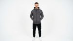 Men's Charcoal Grey Sport Full-Zip Hoodie