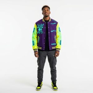 Cyberpunk Varsity Letterman Jacket