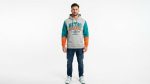 Retro Athletic Men's Colorblock Hoodie
