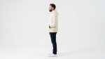 Urban Archive Men's Cream Hoodie