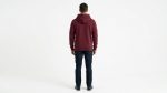 Men's Maroon Full-Zip Hoodie