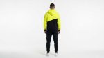Men's Neon Lime Colorblock Full-Zip Hoodie
