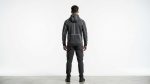 charcoal heather zip hoodie