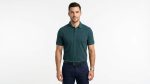 Men's Front Pink Polo Shirt