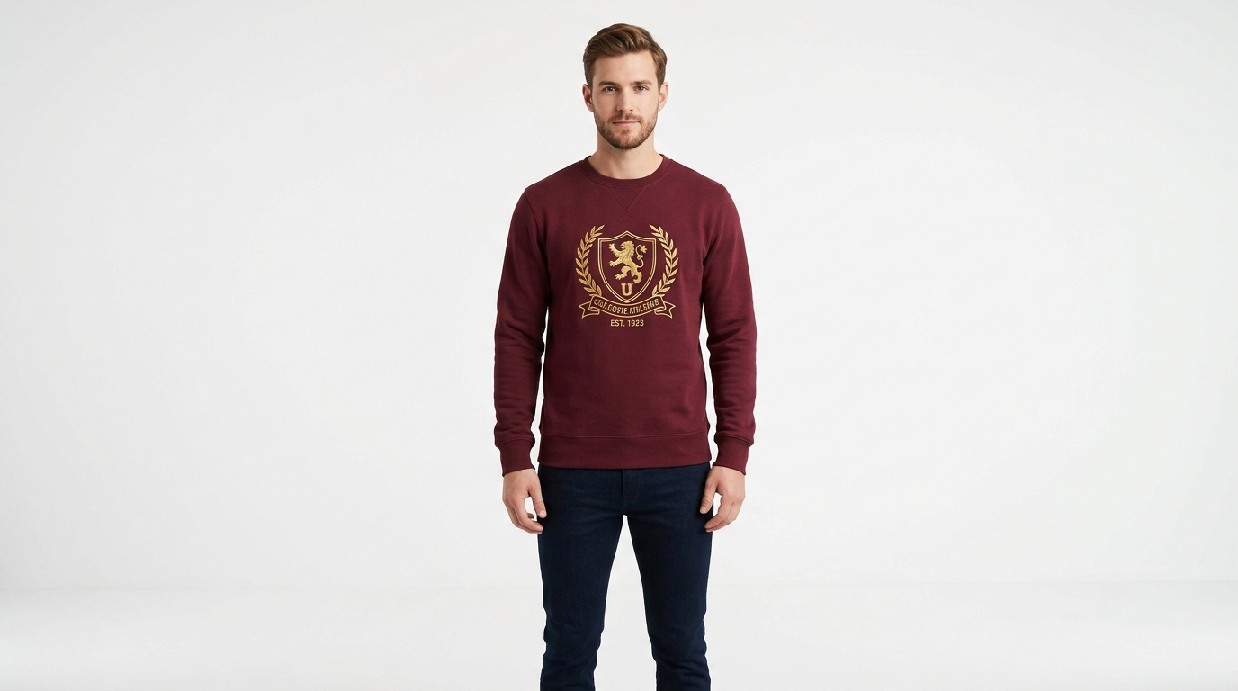 Maroon Lion Crest Sweatshirt Maroon Lion Crest Sweatshirt