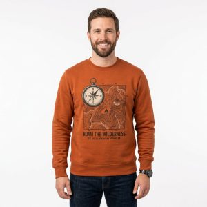 Roam the Wilderness Rust Sweatshirt