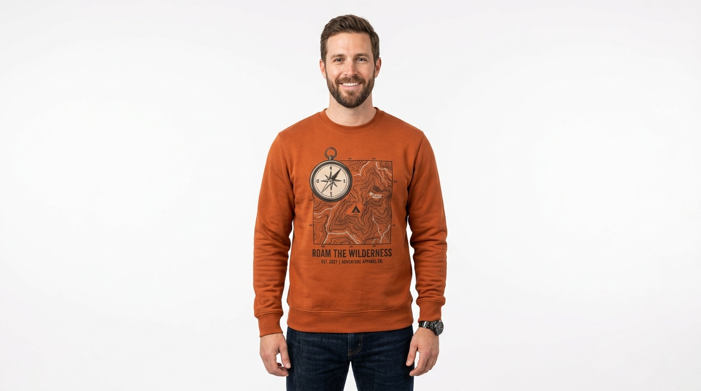 Roam the Wilderness Rust Sweatshirt Roam the Wilderness Rust Sweatshirt